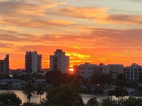 Sunsets from  your balcony overlooking the water. - Condo for sale at 1255 N Gulfstream Ave #503, Sarasota, FL 34236 - MLS Number is A4519355