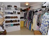 Large walk-in closet - Single Family Home for sale at 1609 Slate Ct, Venice, FL 34292 - MLS Number is N6119107